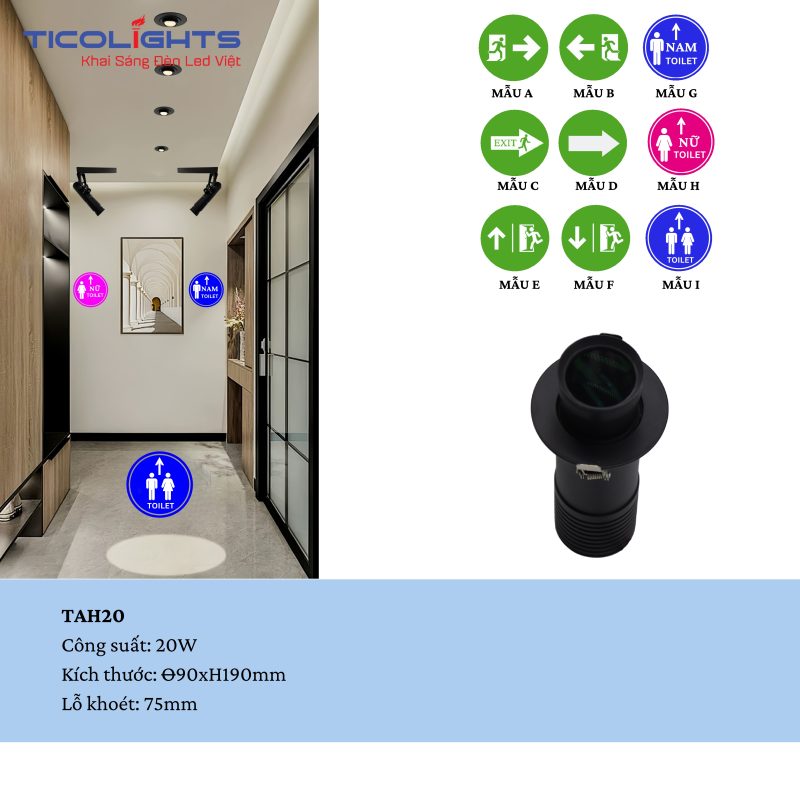 ĐÈN CHỈ DẪN TICOLIGHTS TRH20 1 ĐÈN CHỈ DẪN TICOLIGHTS TRH20