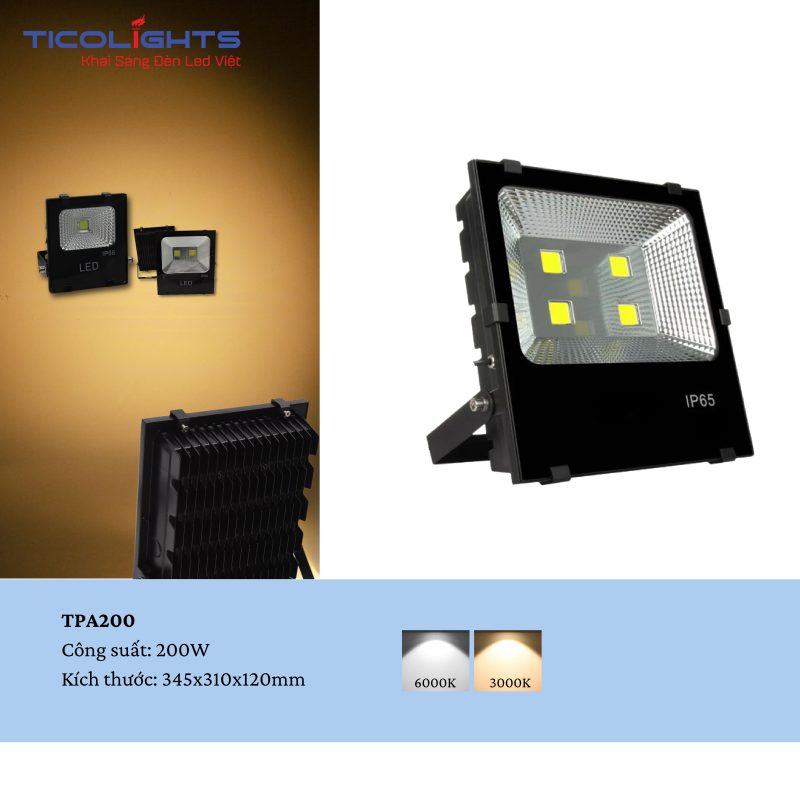 ĐÈN PHA LED TICOLIGHTS TPA200 1 ĐÈN PHA LED TICOLIGHTS TPA200