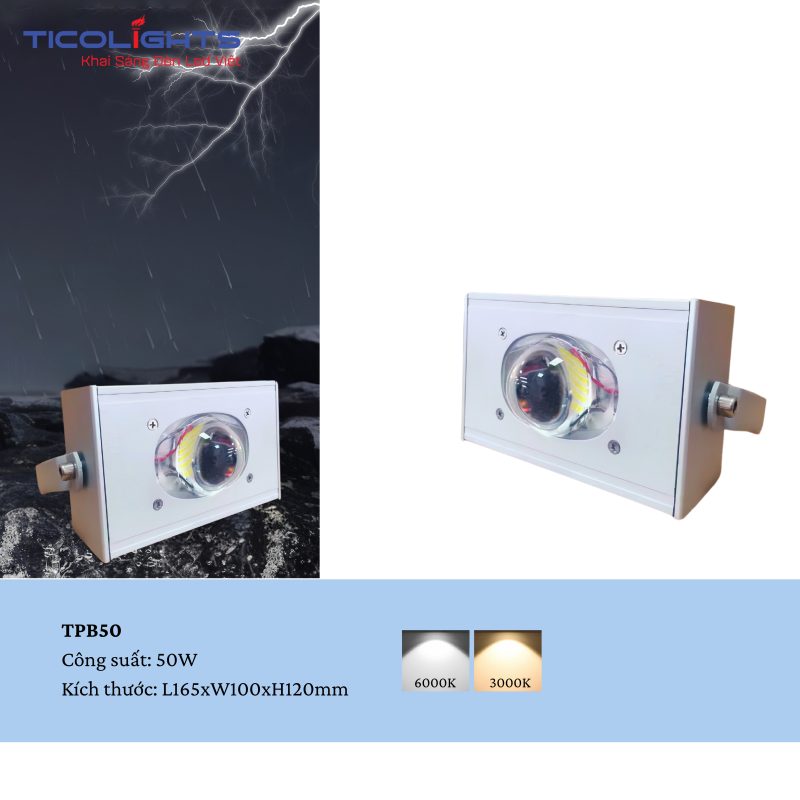 ĐÈN PHA LED TICOLIGHTS TPB50 1 ĐÈN PHA LED TICOLIGHTS TPB50