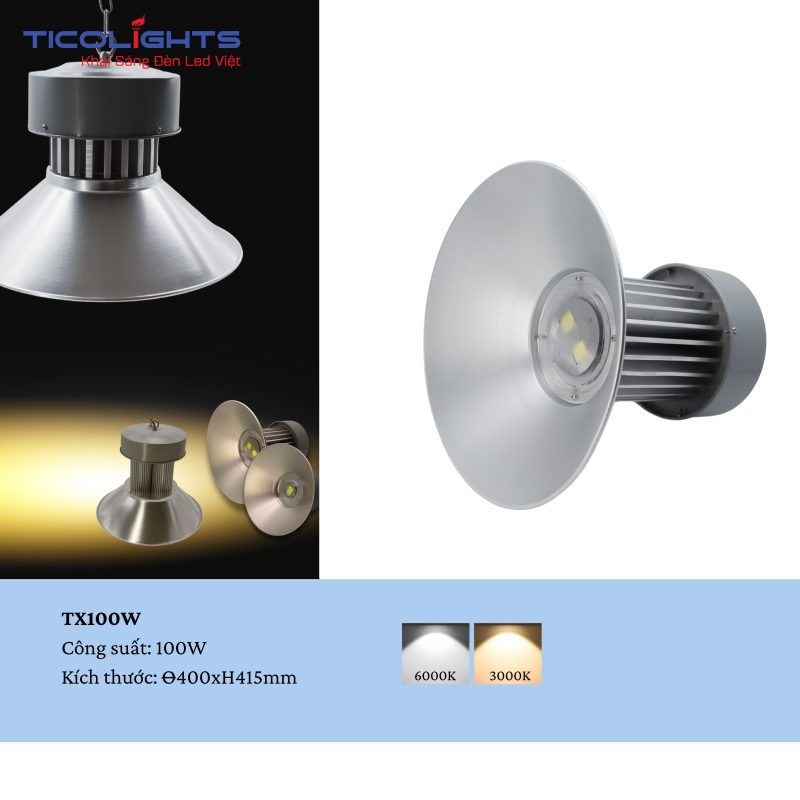 ĐÈN NHÀ XƯỞNG TICOLIGHTS TX100 1 ĐÈN NHÀ XƯỞNG TICOLIGHTS TX100