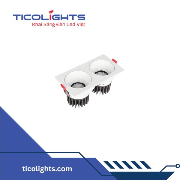 ĐÈN ÂM TRẦN ĐÔI SPOTLIGHT TICOLIGHTS TAT14T-14W