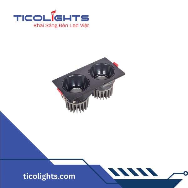 ĐÈN ÂM TRẦN ĐÔI SPOTLIGHT TICOLIGHTS TAT14D-14W